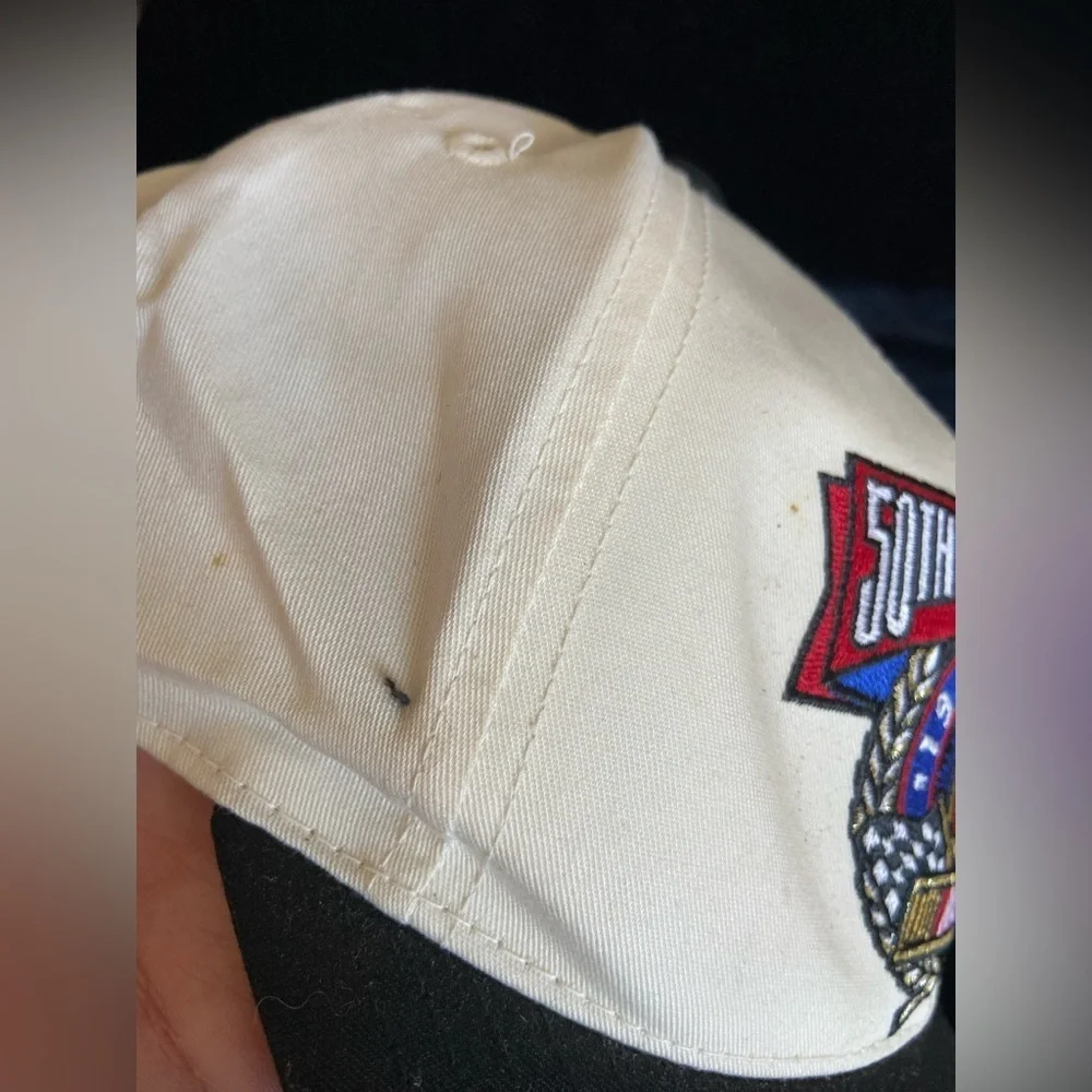 Vintage 1998 NASCAR 50th Anniversary Strapback Adjustable Hat Cap Racing Tultex
